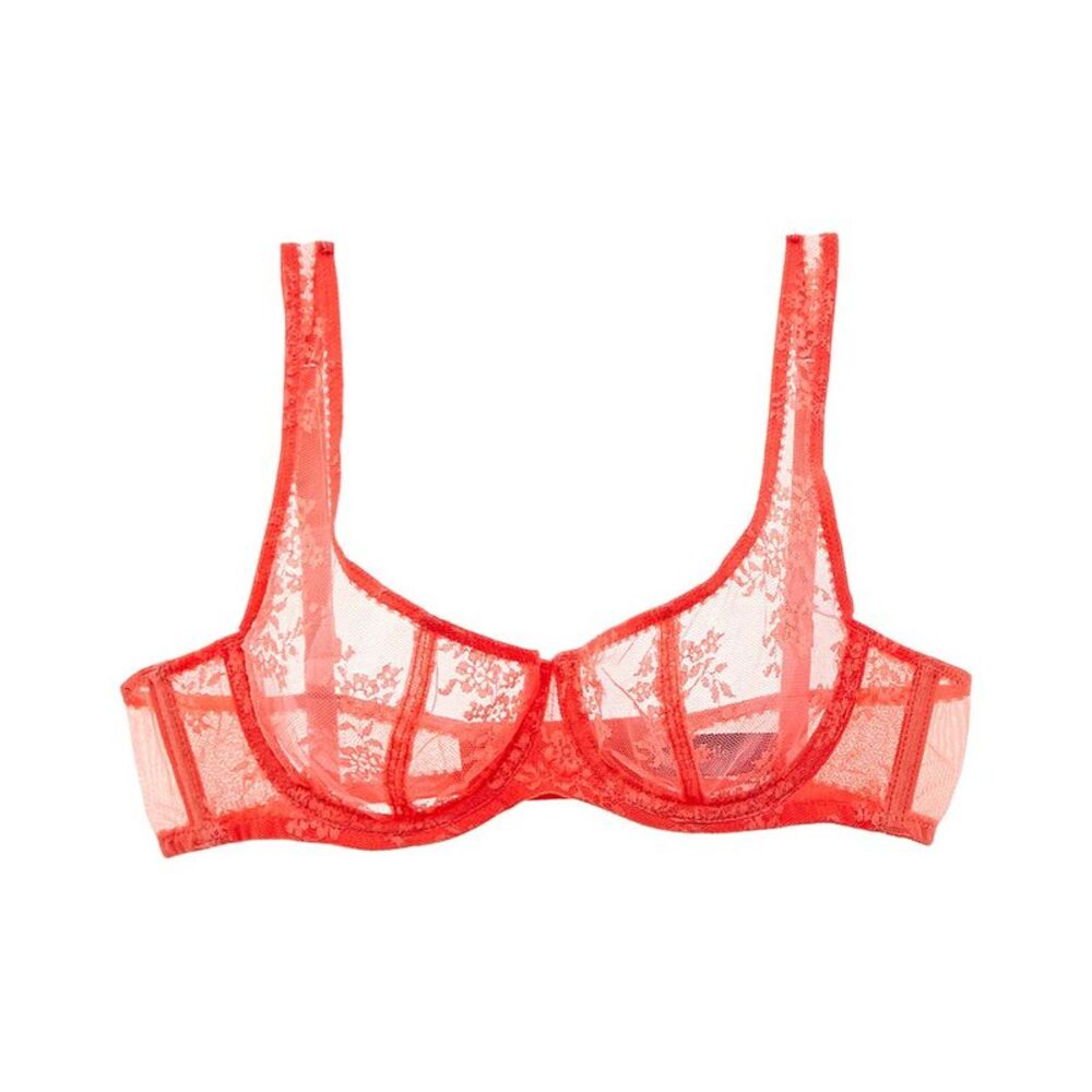 Journelle Womens  Romy Demi Bra, Orange
